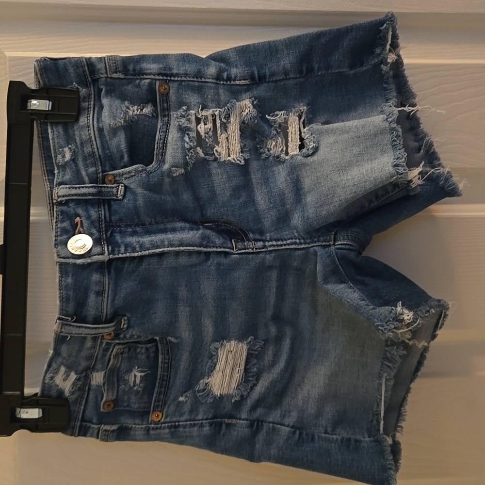 American Eagle Hi-Rise Shortie Shorts. Size 2.